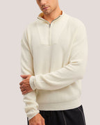 100% Merino Wool Half-Zip Sweater image 0