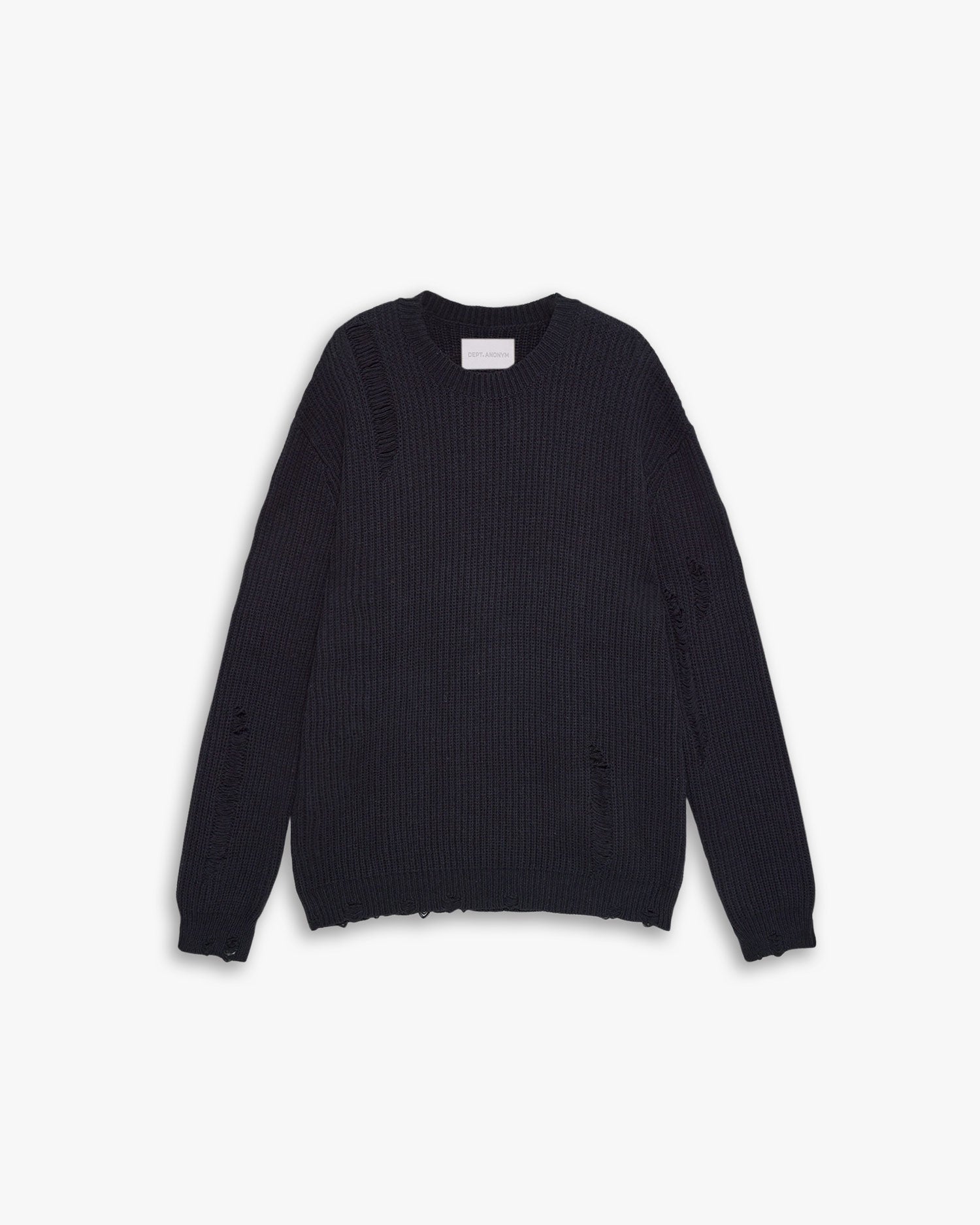 Distressed Crewneck Sweater image 0