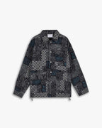 1 ×Intricate Pattern Overshirt - Black, XL image