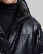 Leather-Like Down Jacket image 3