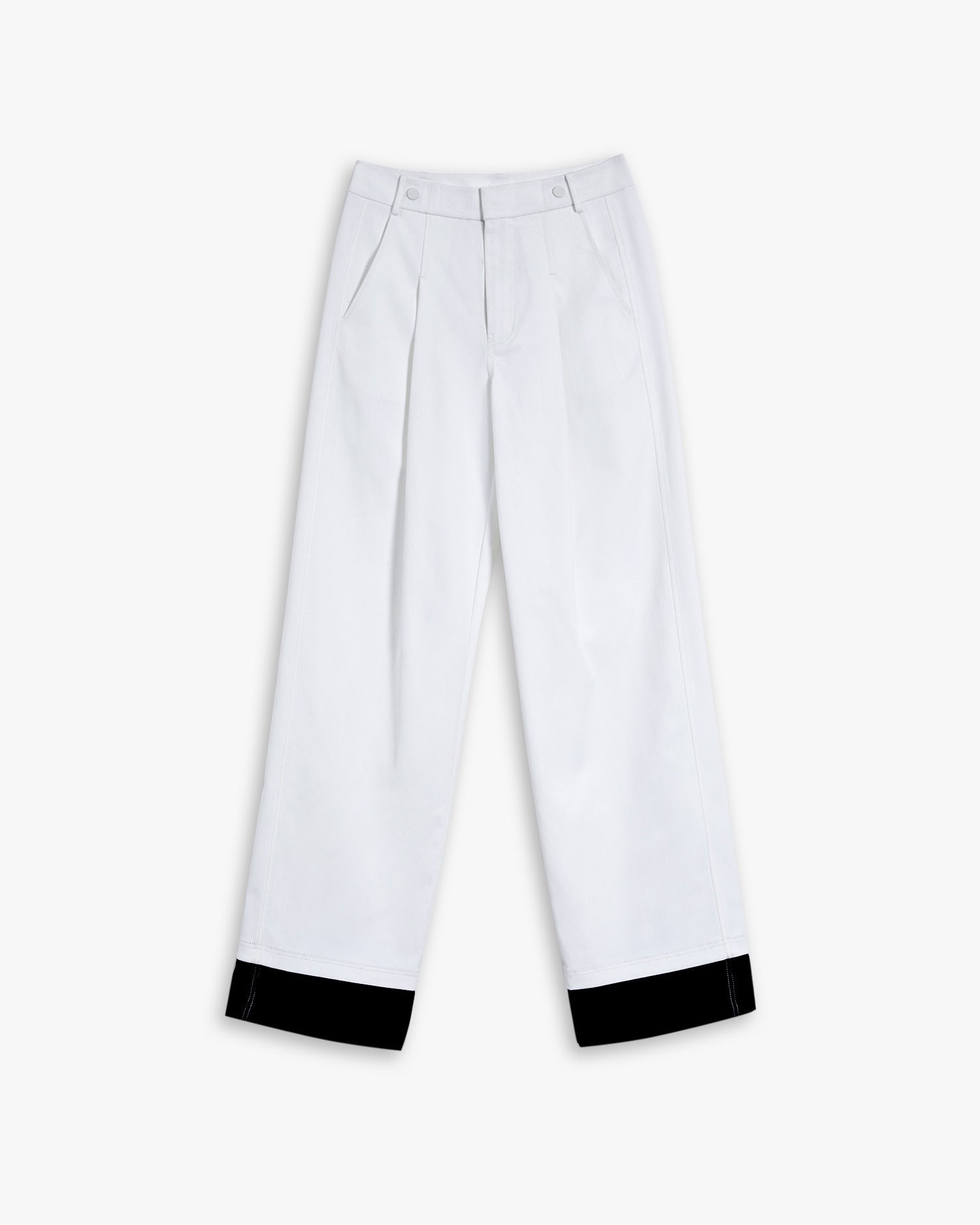 Color Contrast Wide Leg Pants image 0