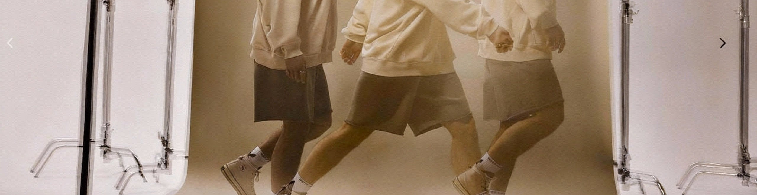Dept. Anonym studio editorial, cropped to focus on the garments